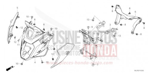 UPPER COWL CB500FAR de 2024